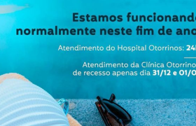 Dias de recesso Otorrinos destaque